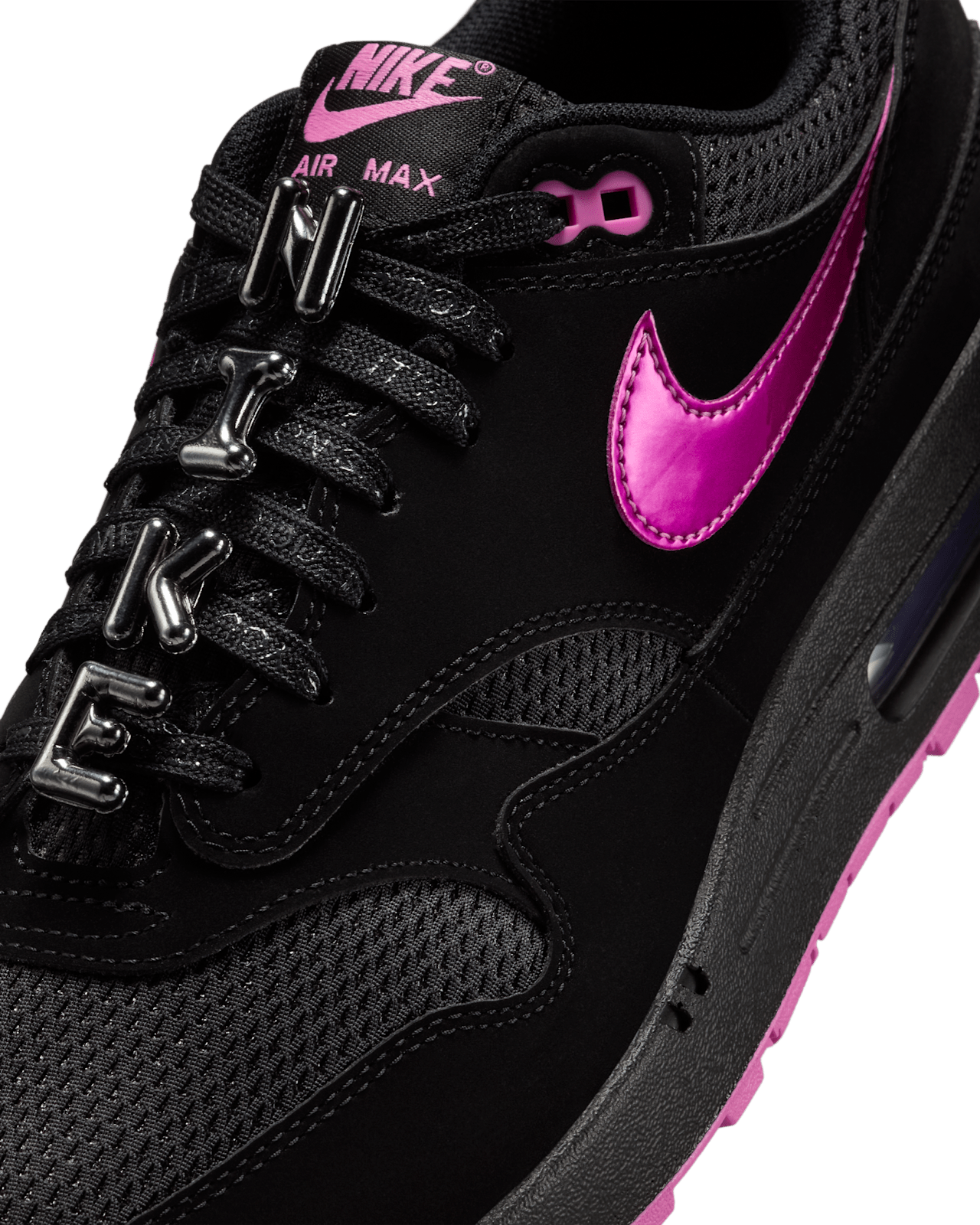 Air Max 1 Premium „Black and Playful Pink” (HV2302-001